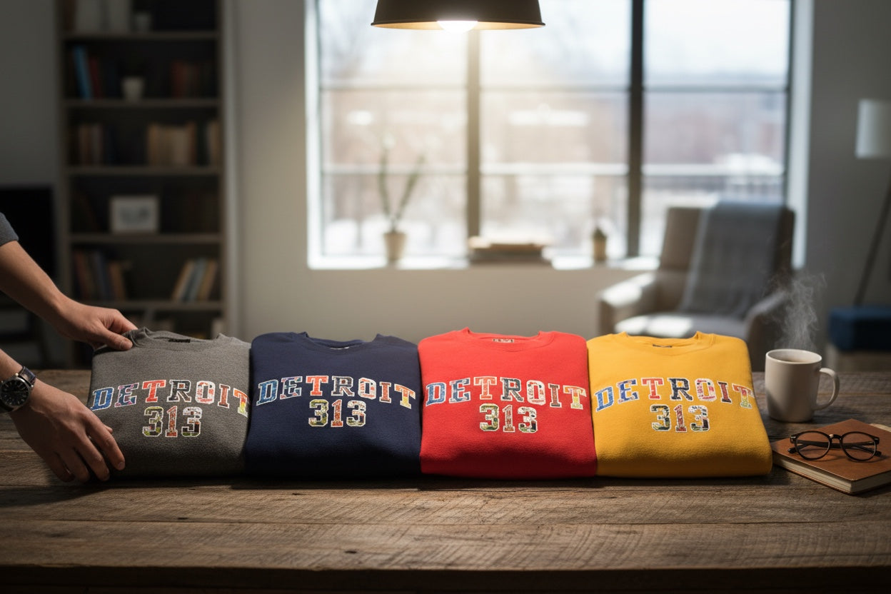 Detroit Heritage "313" Crewneck