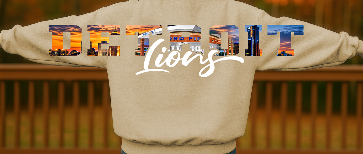 Detroit Lions Big Back Sweatshirt