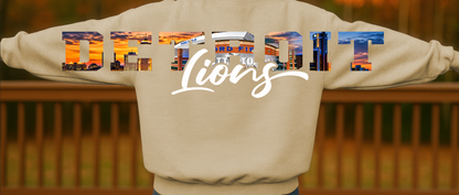 Detroit Lions Big Back Sweatshirt