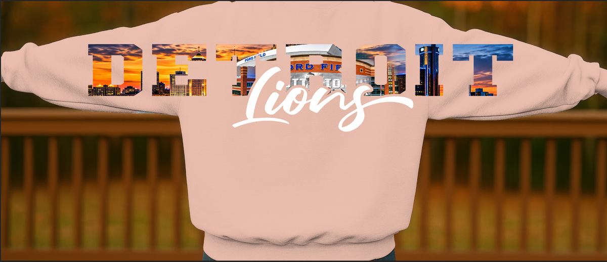 Detroit Lions Big Back Sweatshirt